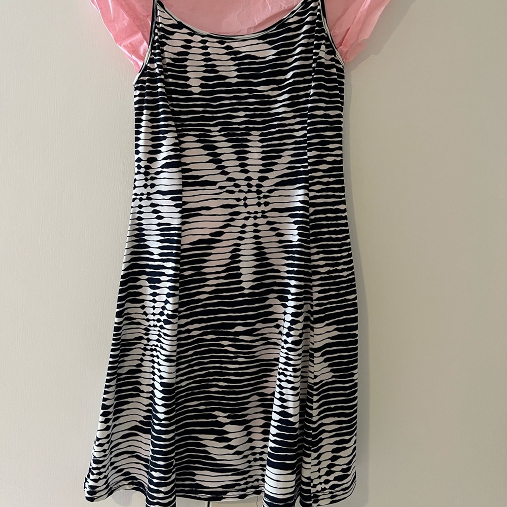 Aqua spaghetti strap dress